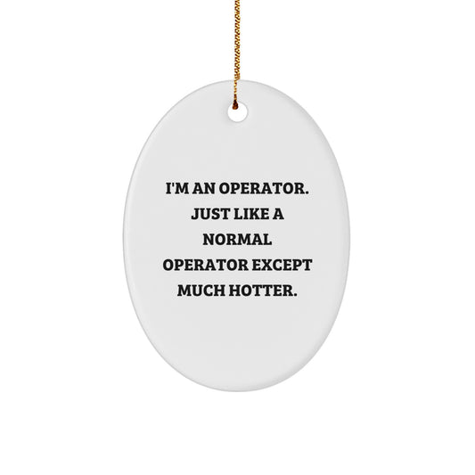 Sassy Operator Christmas Ornament Gift for Friends - Image 1