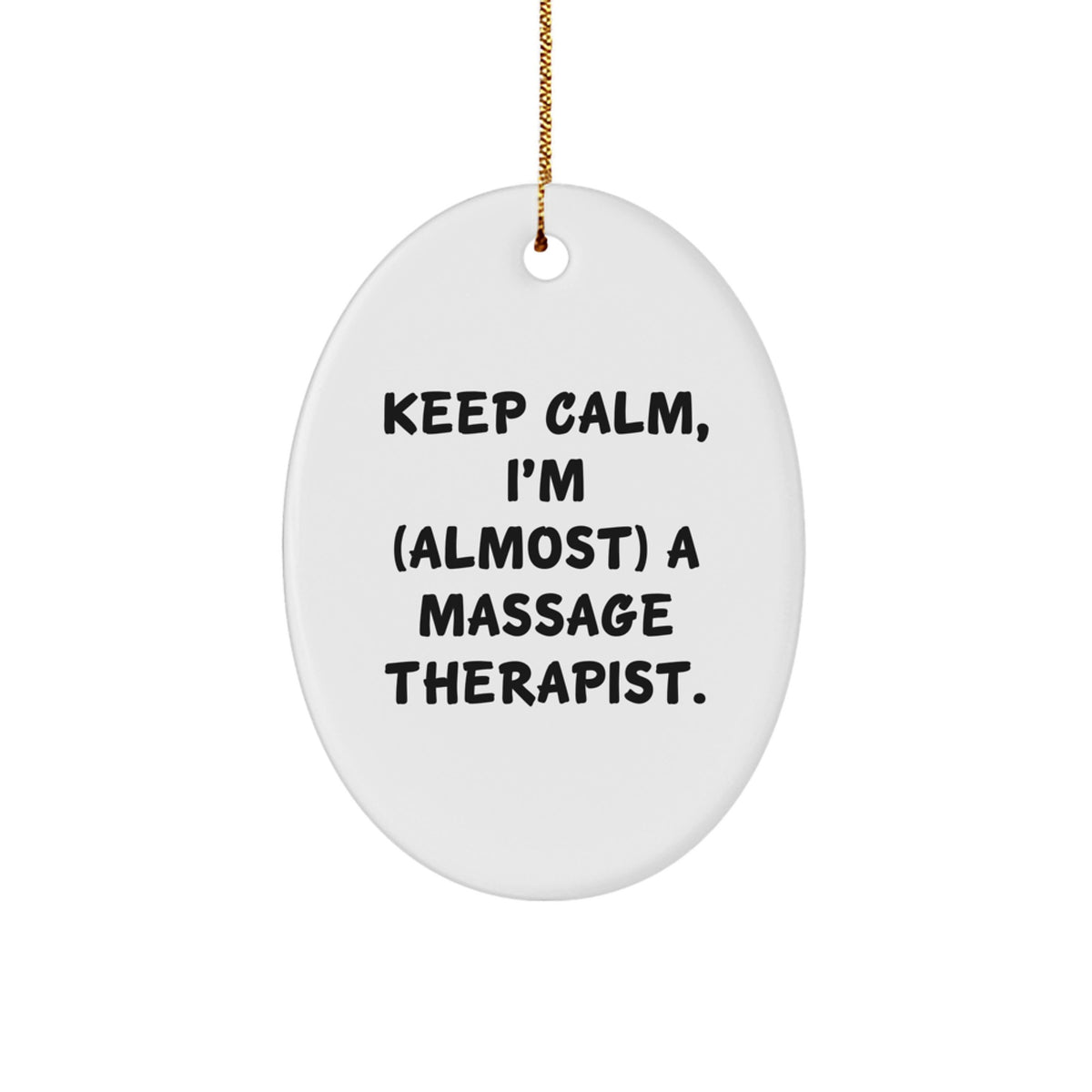 Novelty Calm Massage Therapist Christmas Ornament for Friends Gift - Image 1