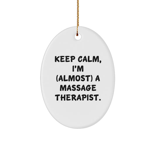 Novelty Calm Massage Therapist Christmas Ornament for Friends Gift - Image 1