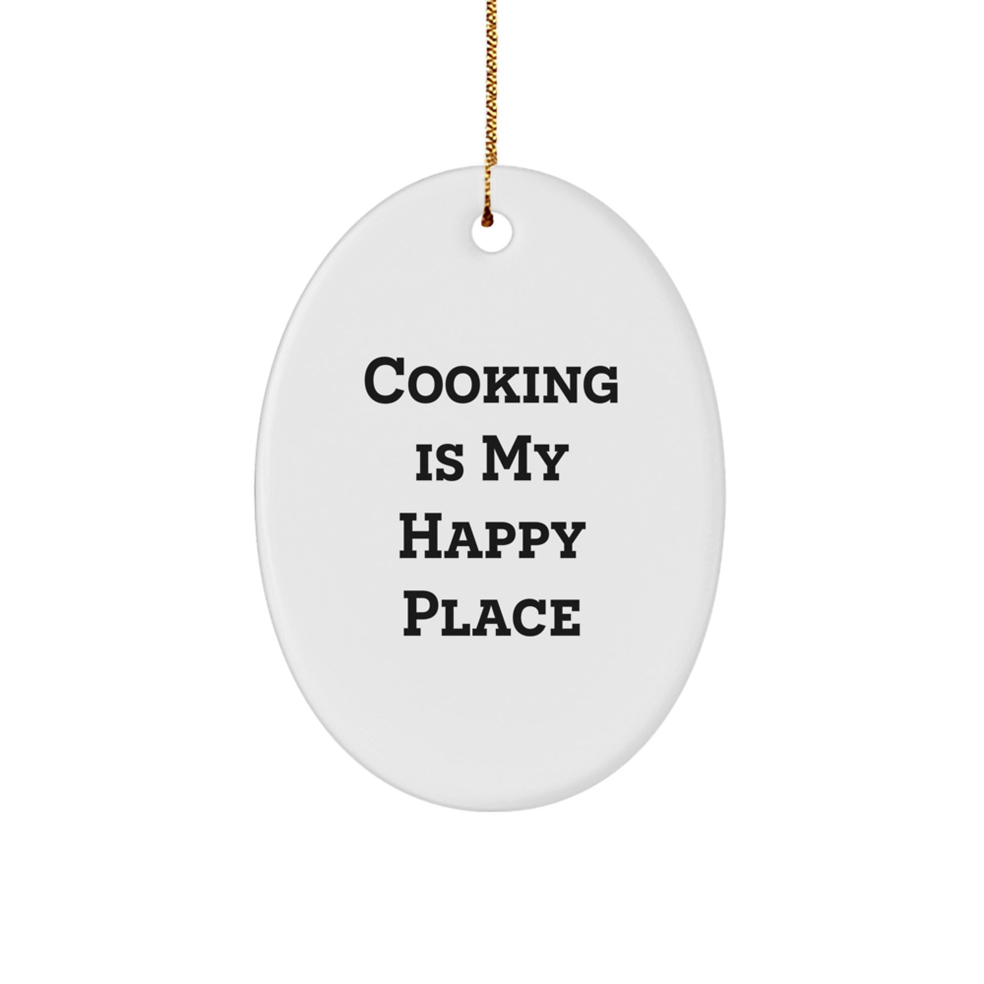Funny Cooking Oval Ornament Gifts from Family, Friends, or Coworkers - Ideal Gift for Cooking Enthusiasts, Oval Ornament Decorations, and Christmas Unique Gifts - Image 1