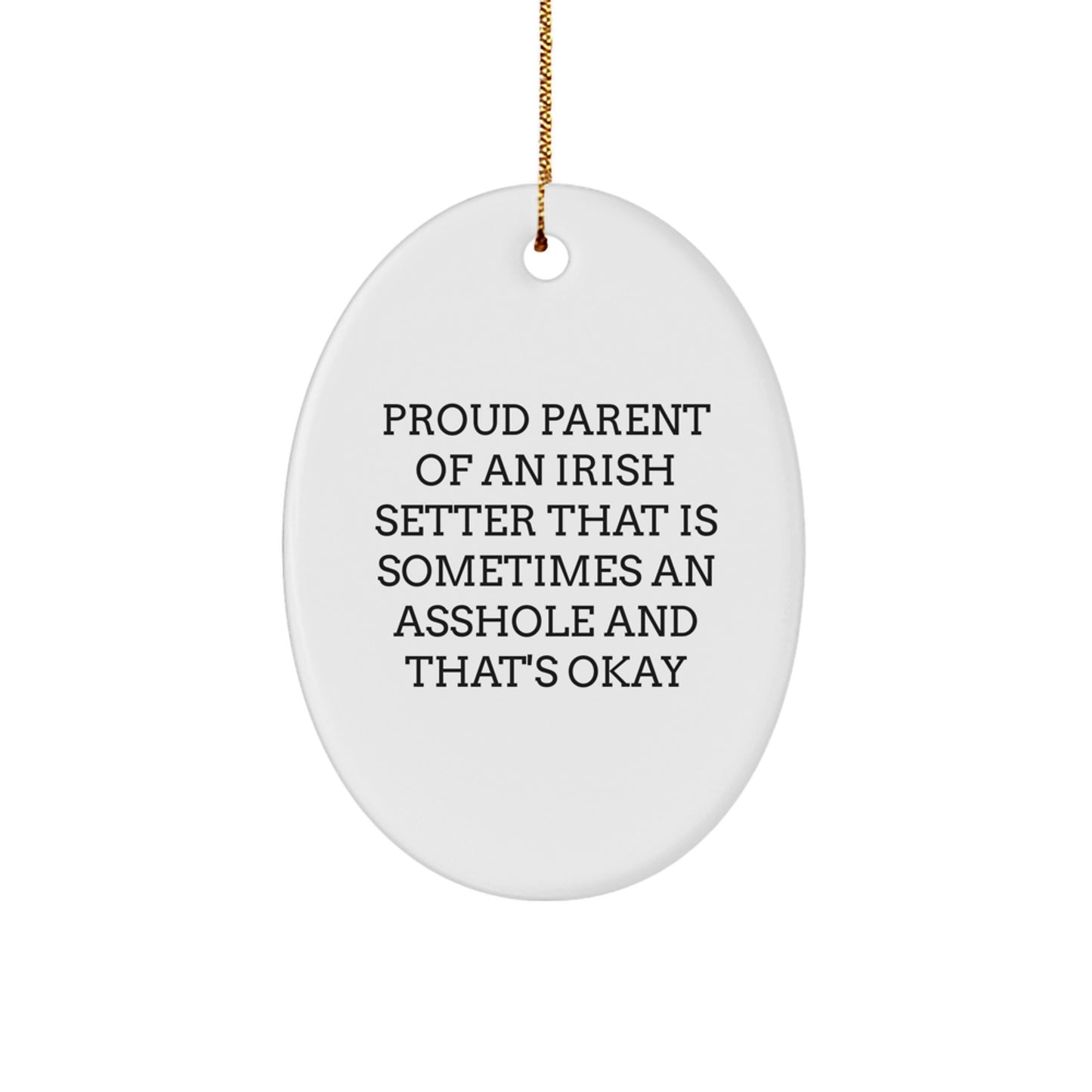Favorite Irish Setter Christmas Ornament for Kids Gift - Image 1