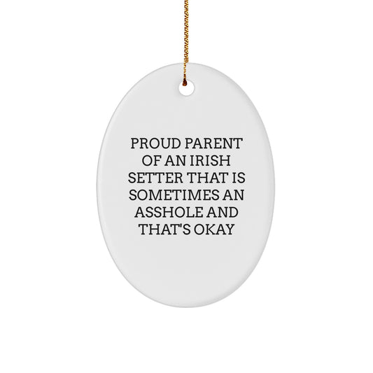 Favorite Irish Setter Christmas Ornament for Kids Gift - Image 1