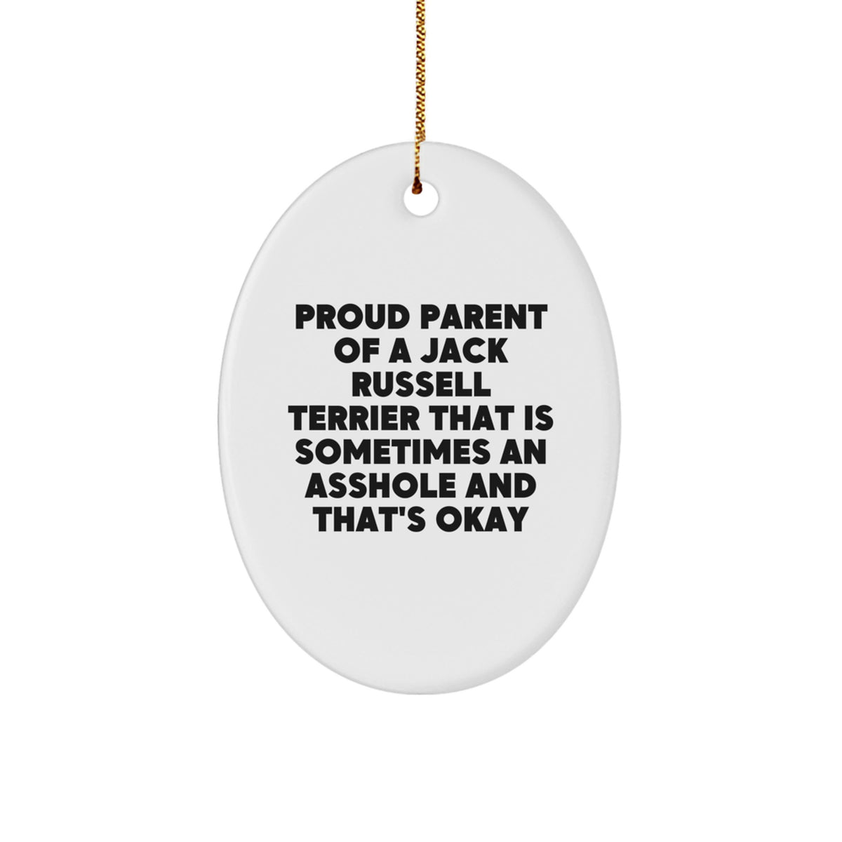 Jack Russell Terrier Christmas Ornament Surprise for Family Gift - Image 1