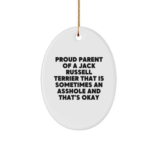 Jack Russell Terrier Christmas Ornament Surprise for Family Gift - Image 1