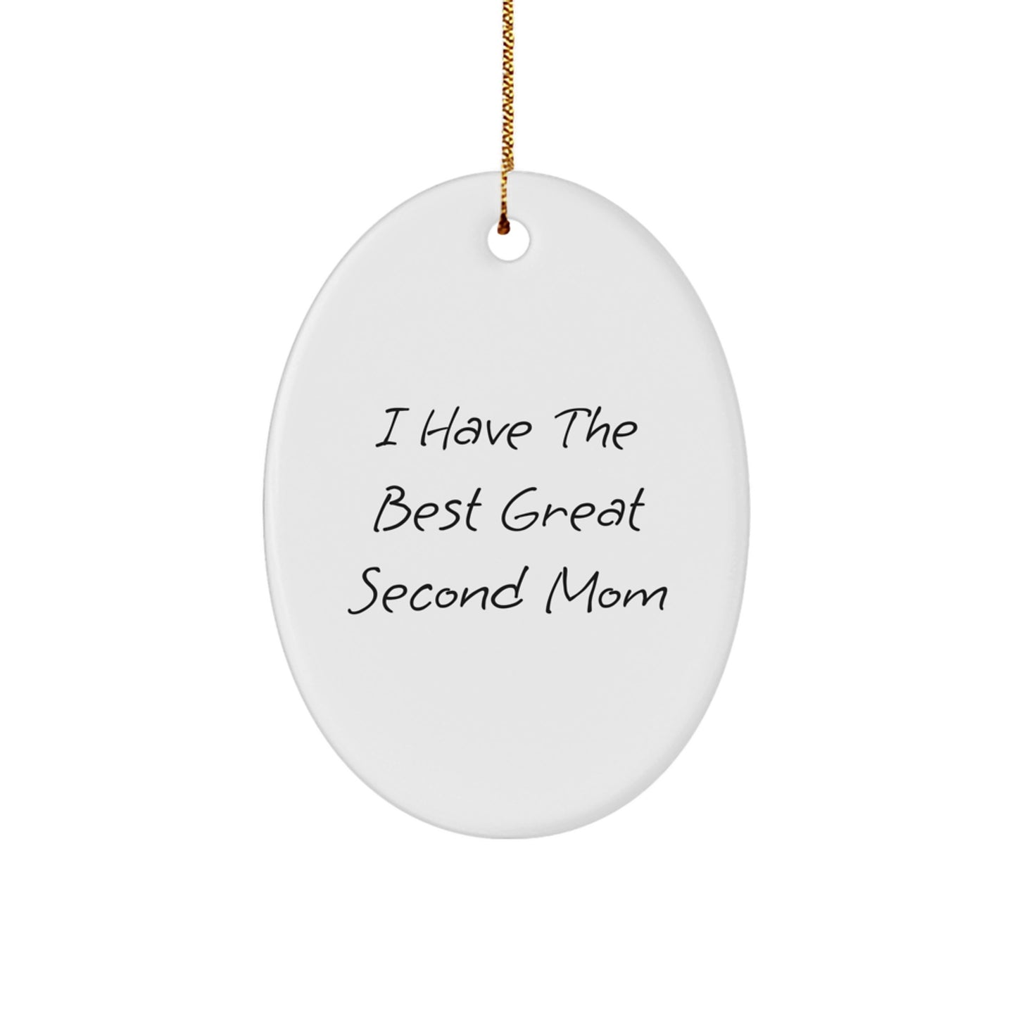 Heartwarming Novelty Second Mom Christmas Ornament Gift for Grandma - Image 1