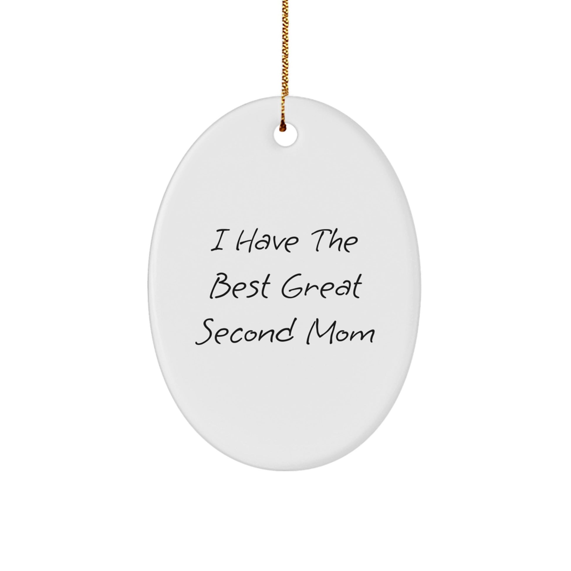 Heartwarming Novelty Second Mom Christmas Ornament Gift for Grandma - Image 1