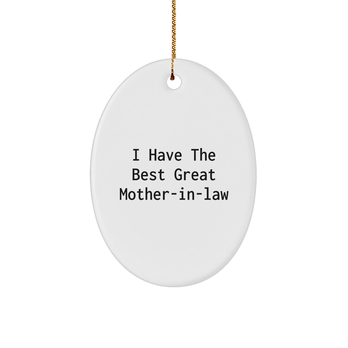 Christmas Ornament Gift I Have The Best Great Mother-in-law Idea - Image 1