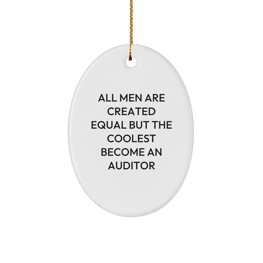 Auditor Christmas Ornament for Her Gift – Coolest Become An Auditor - Image 1