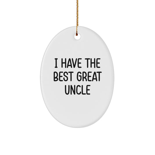 Brightly Bold Uncle Novelty Christmas Ornament Gift for Grandpa - Image 1