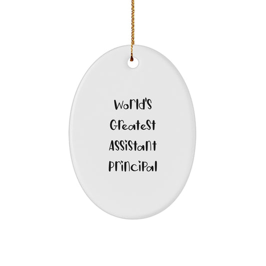 Funny World's Greatest Assistant Principal Gifts for Assistant Principal Christmas Unique Gifts from Friends - Image 1