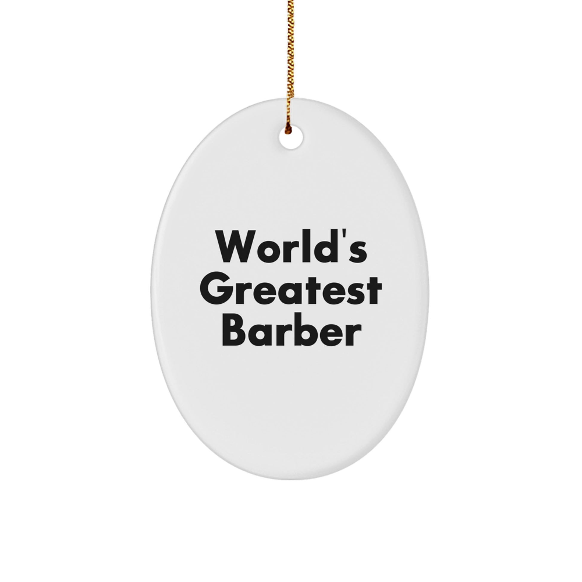 Funny World's Greatest Barber Christmas Unique Gifts for Men from Family - Image 1