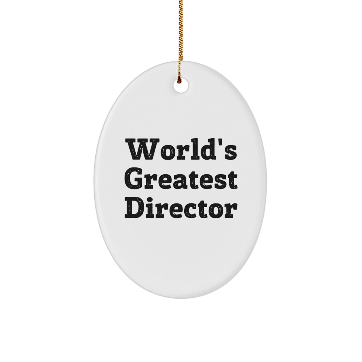 Christmas Ornament World's Greatest Director - A Proud & Heartfelt Gift - Image 1