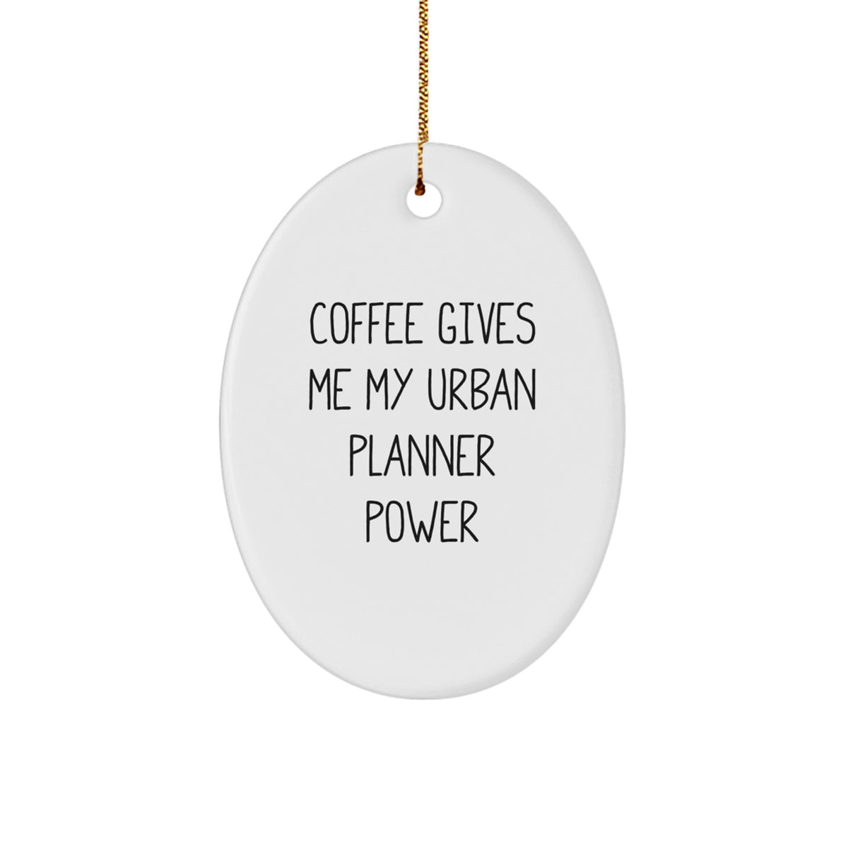 Funny Urban Planner Christmas Ornament for Friends Novelty Gift - Image 1