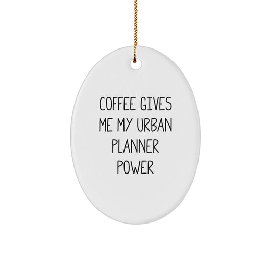 Funny Urban Planner Christmas Ornament for Friends Novelty Gift - Image 1