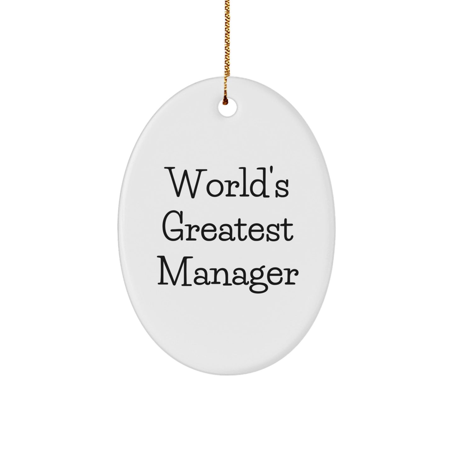 Manager Favorite Christmas Ornament Gift for Kids - Image 1