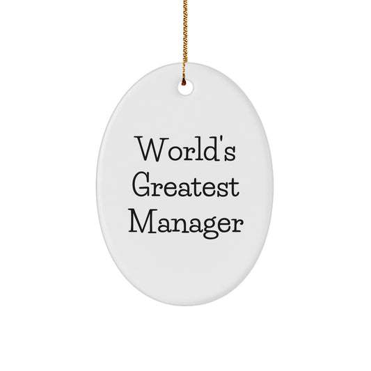 Manager Favorite Christmas Ornament Gift for Kids - Image 1