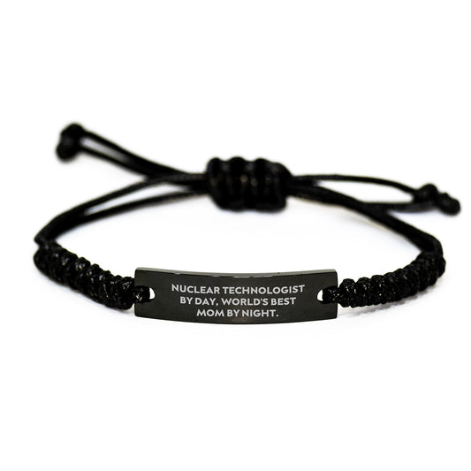 Funny Nuclear Technologist Rope Bracelet Gifts from Friends to Nuclear Technologist Birthday Unique Gifts - Image 1