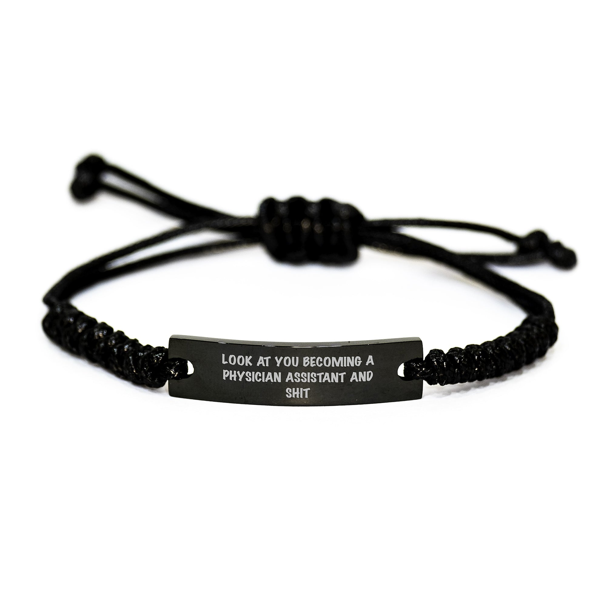Physician Assistant Keepsake Rope Bracelet for Him Birthday Gift - Image 1