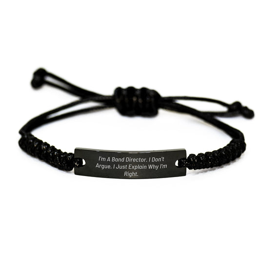 Funny Band Director Rope Bracelet Gifts for Birthday Unique Presents from Friends to Family Members - Image 1