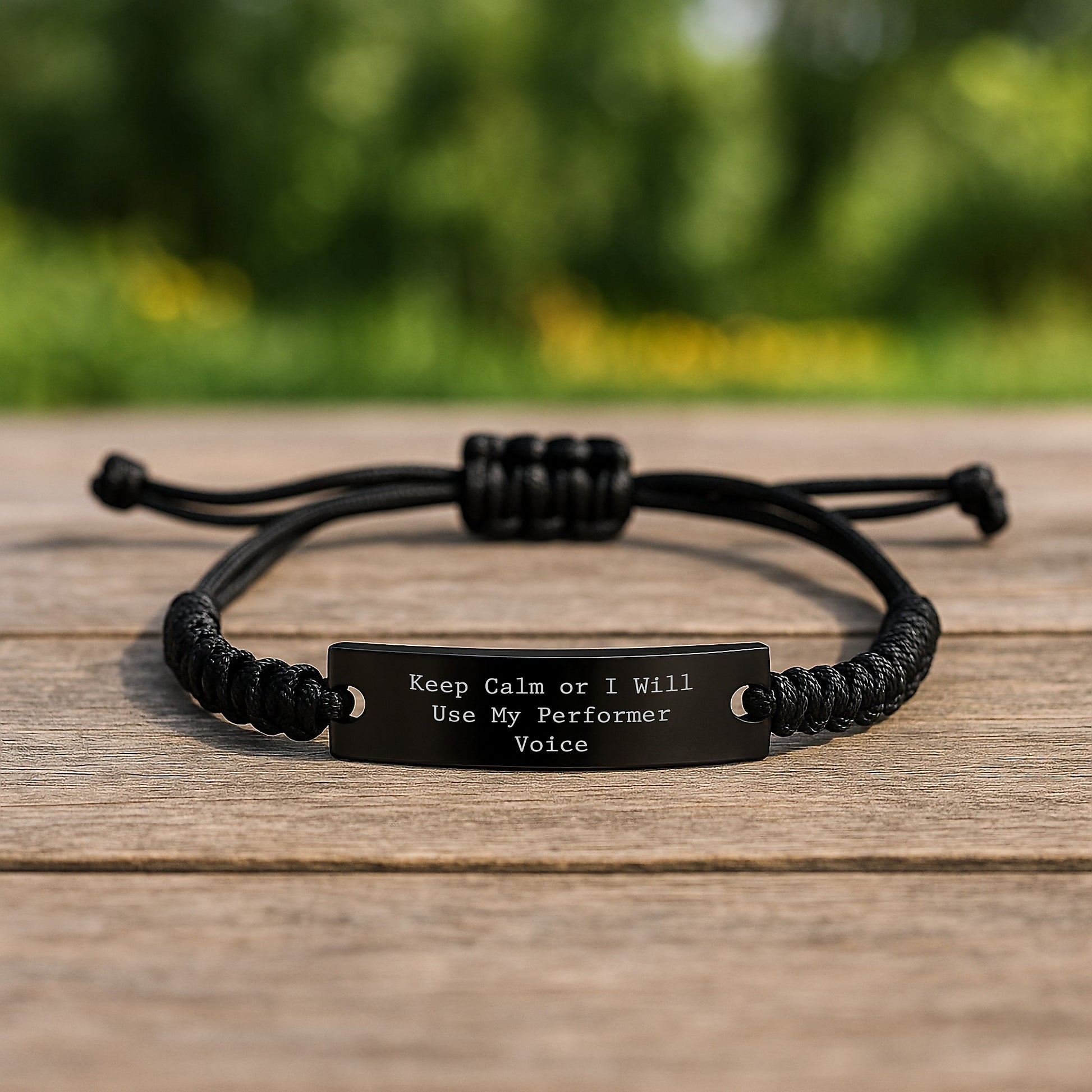 Performer Rope Bracelet Keepsake for Him - Birthday Calm Gift - Image 2