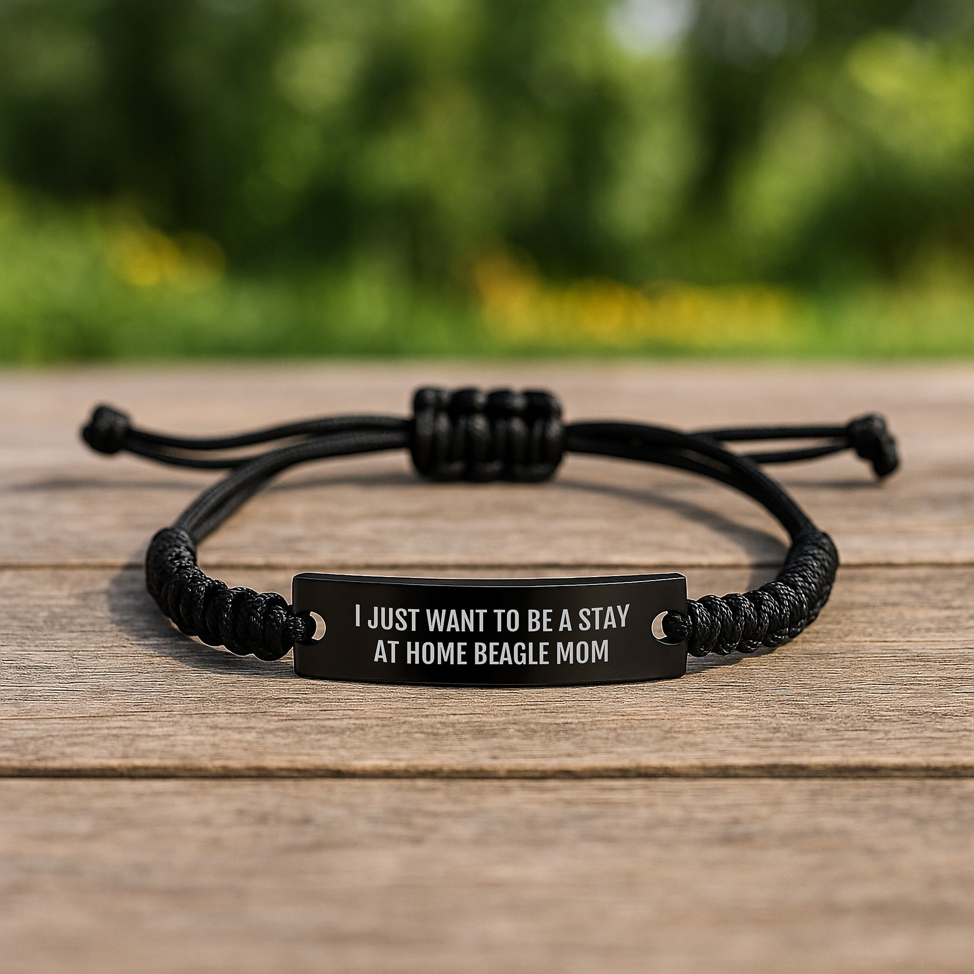 Funny Beagle Dog Mom Gifts for Women - Adjustable Rope Bracelet for Beagle Lovers - Valentine's Unique Gifts from Mom to Daughter - Image 2