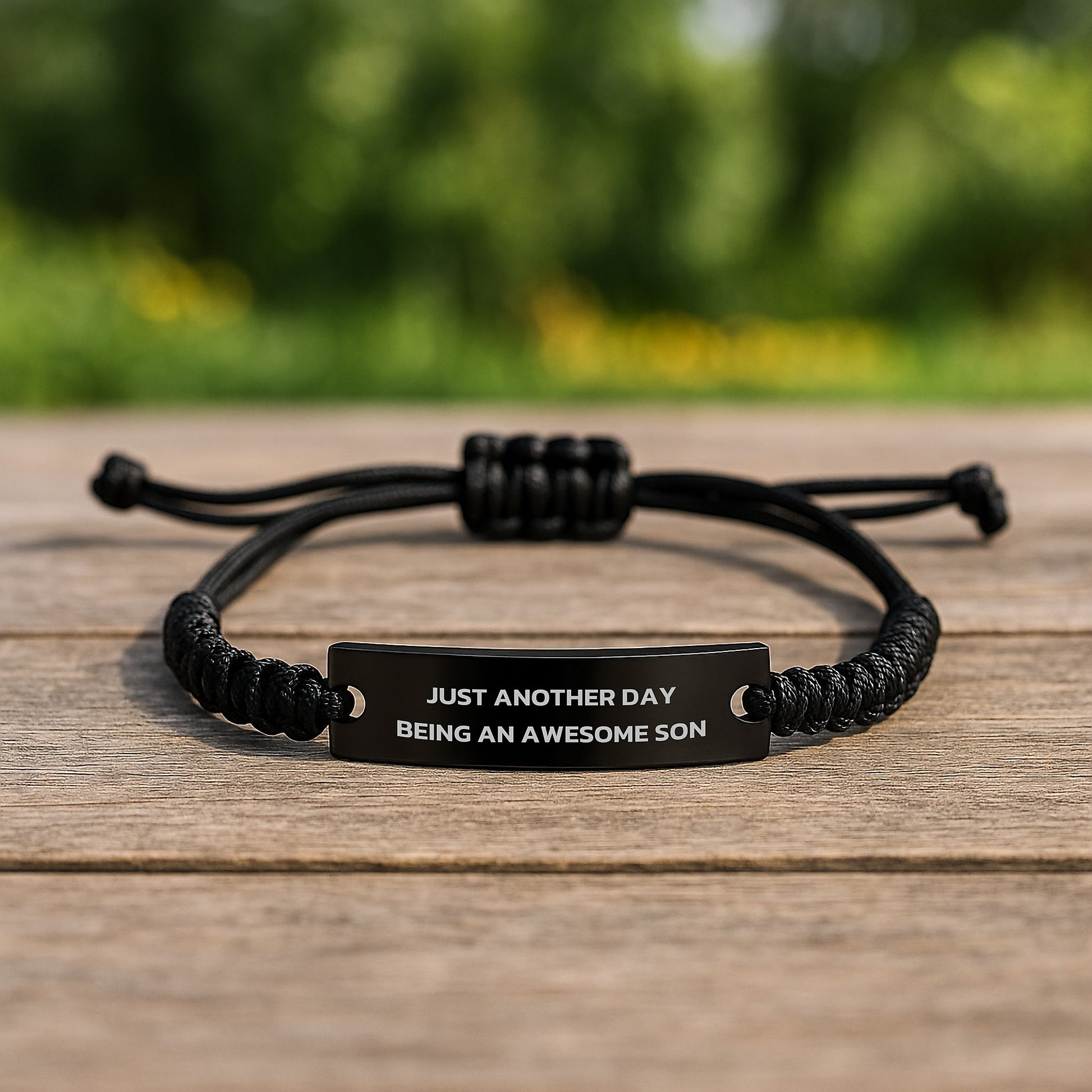 Son Keepsake Rope Bracelet Birthday Gift for Him – Another Day Being An - Image 2