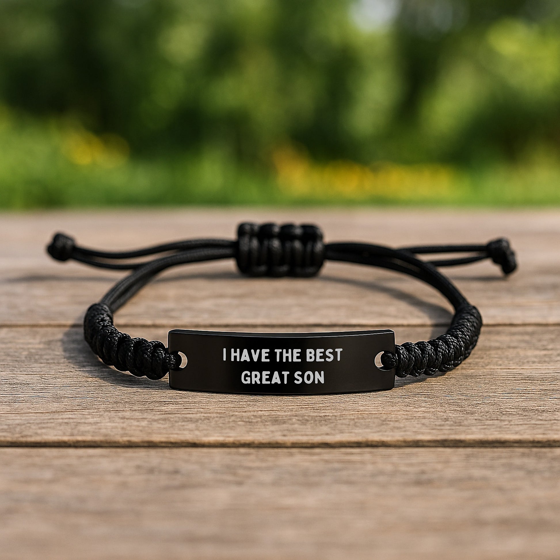 Birthday Gift Rope Bracelet for Dad Present - Image 2