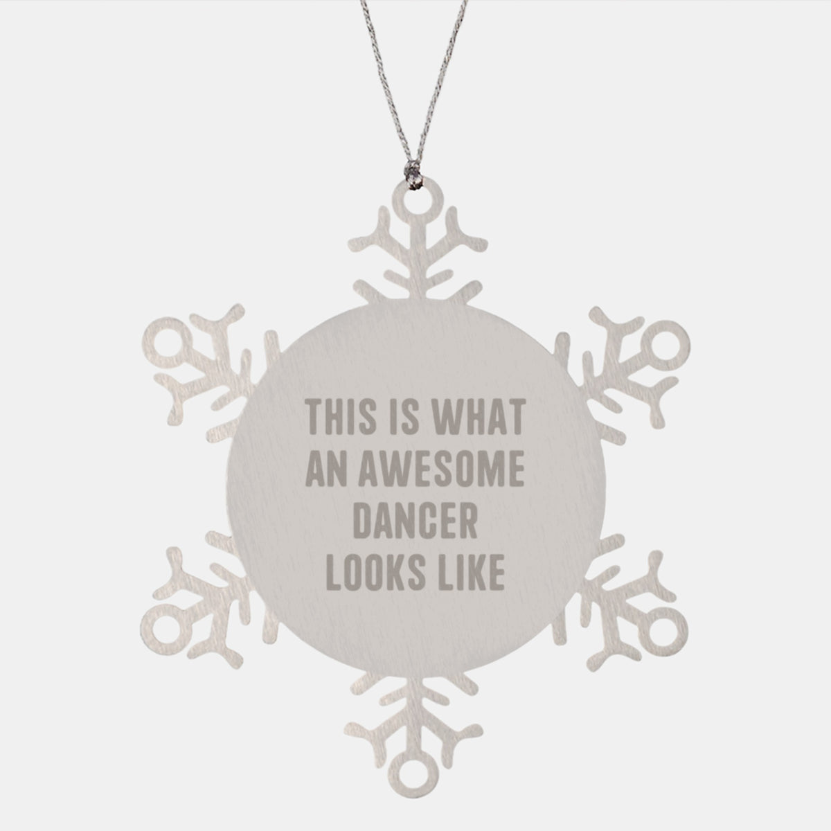 Funny Dancer Gifts for Dancers, Unique Christmas Unique Gifts from Friends to Dancers, Dancer Snowflake Ornament - Image 1