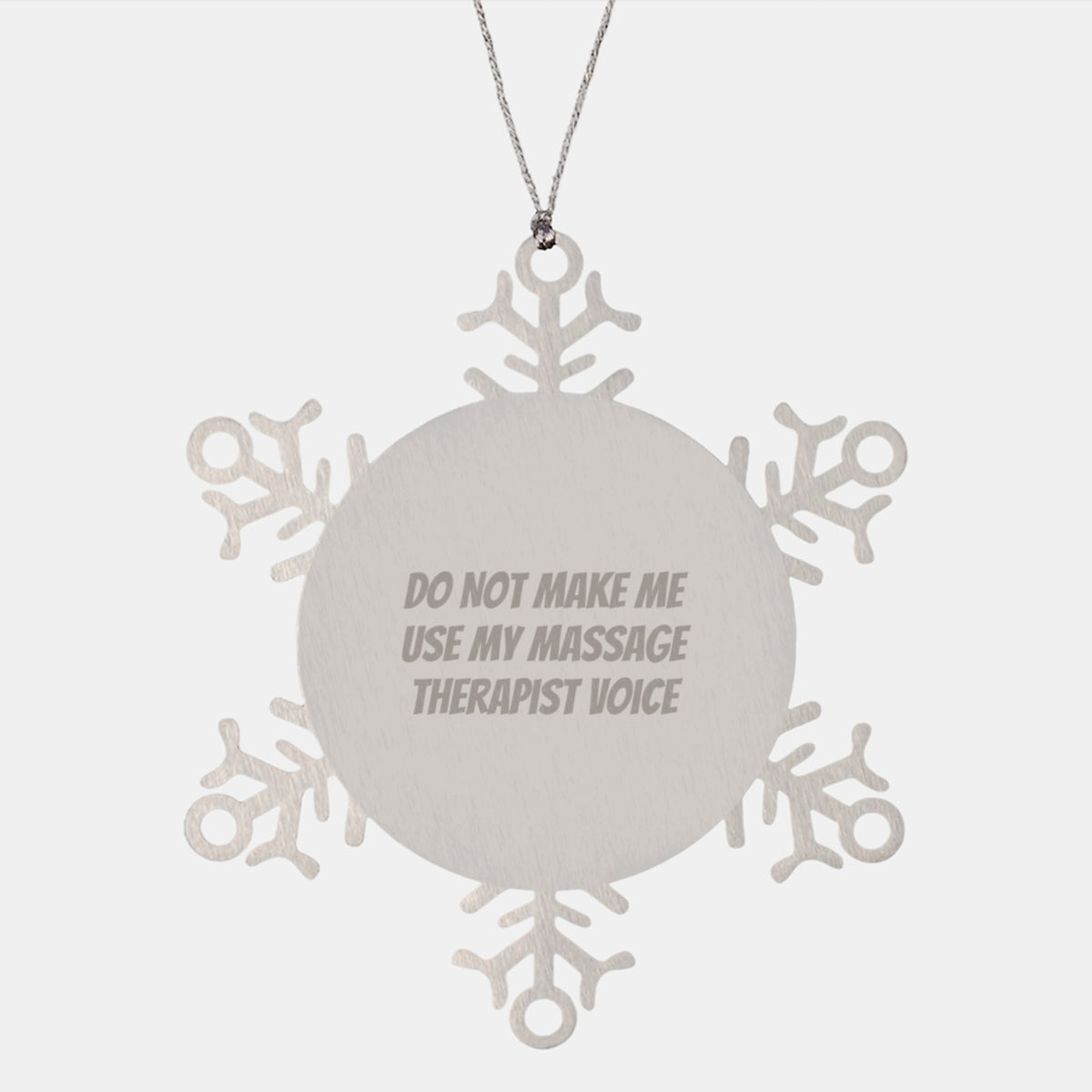 Massage Therapist Keepsake Christmas Ornament for Him Gift - Image 1