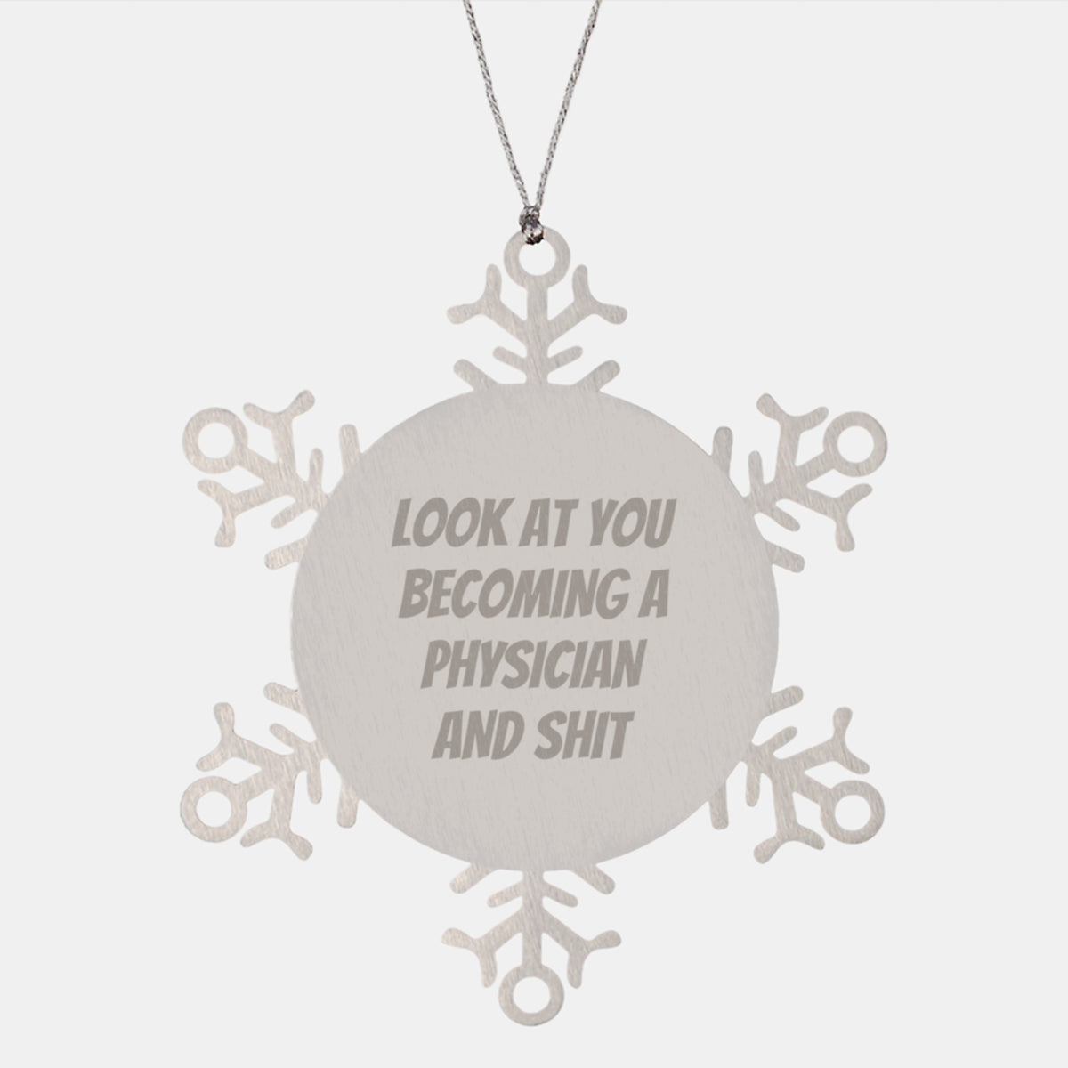 For Him Physician Keepsake Christmas Ornament Gift Laughing Today - Image 1