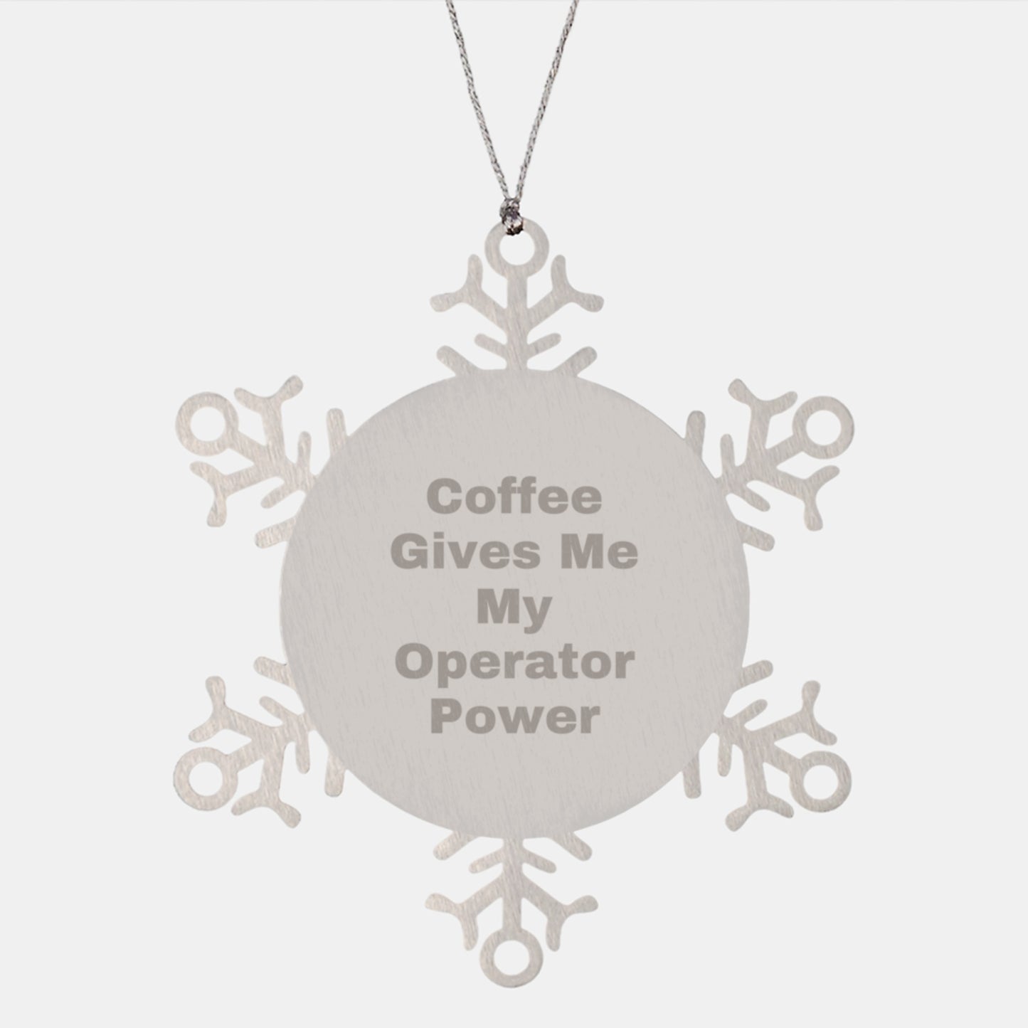 Funny Operator Gifts from Friends Unique Snowflake Ornaments for Christmas Operator Lover - Image 1