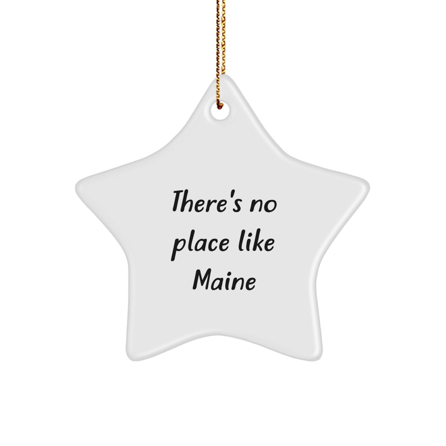 Maine Star Ornament Gifts from Men to Women on Christmas Unique - Image 1