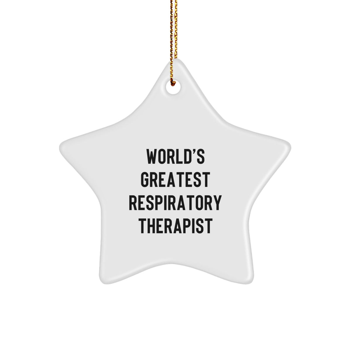 Christmas Ornament Gift for Coworkers - World's Greatest Respiratory - Image 1
