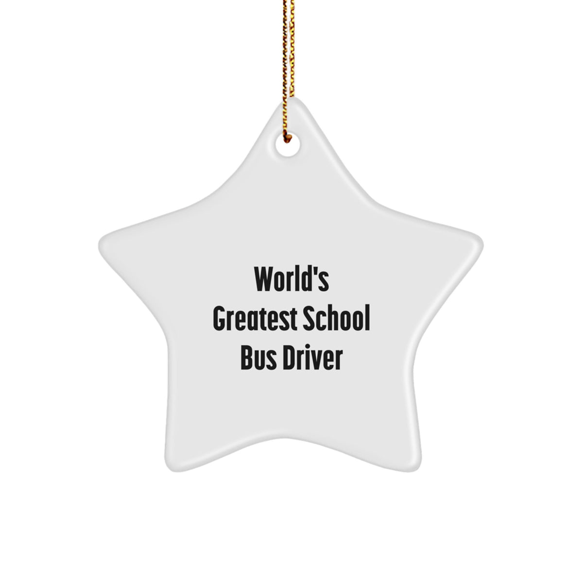 Christmas Ornament Idea for Coworkers – School Bus Driver Gift - Image 1