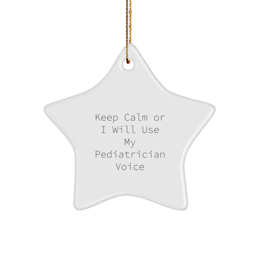 Pediatrician Star Ornament Companion for a Best Friend Christmas Gift - Image 1