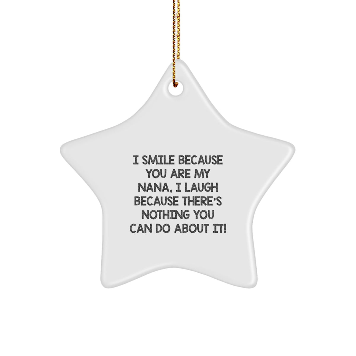 Christmas Ornament Gift for Coworkers - Playful Nana Keepsake Idea - Image 1