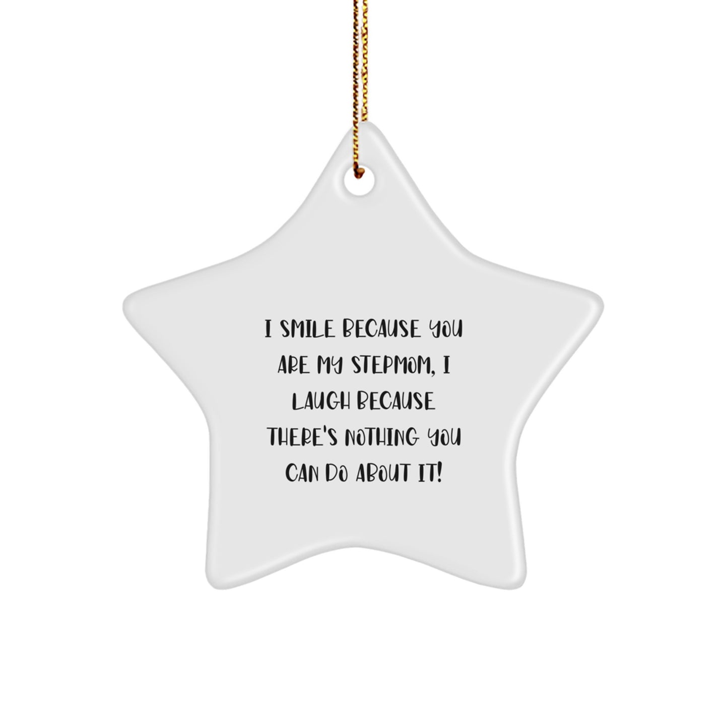 Stepmom Keepsake Christmas Ornament Gift for Him - Image 1