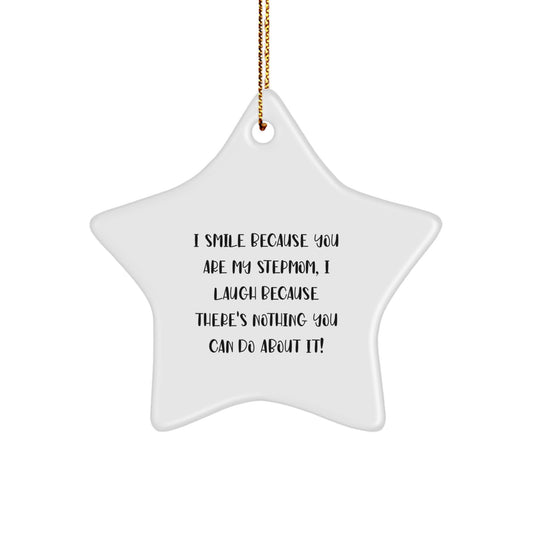 Stepmom Keepsake Christmas Ornament Gift for Him - Image 1