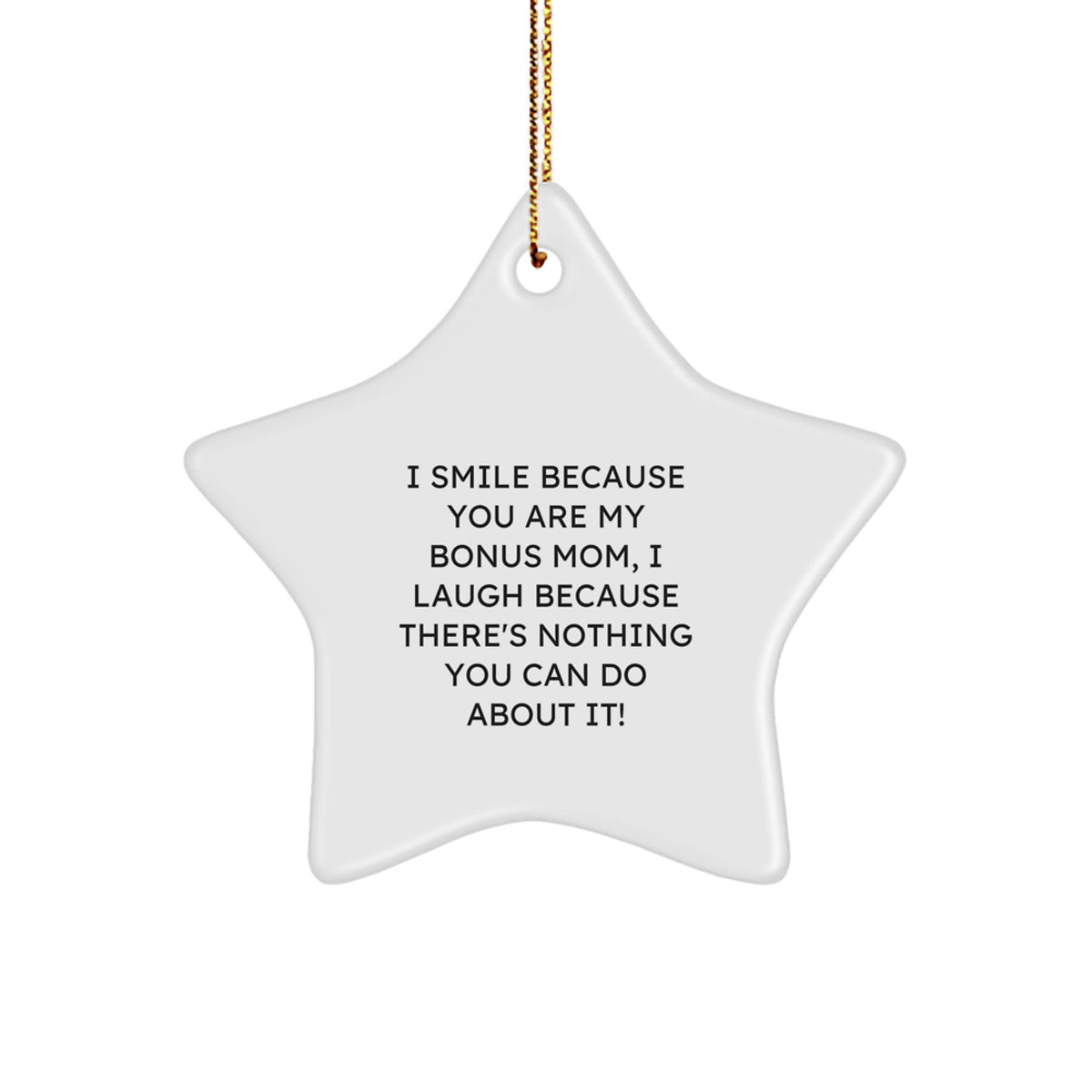 Bonus Mom Keepsake Christmas Ornament for Her Gift Bright Star - Image 1