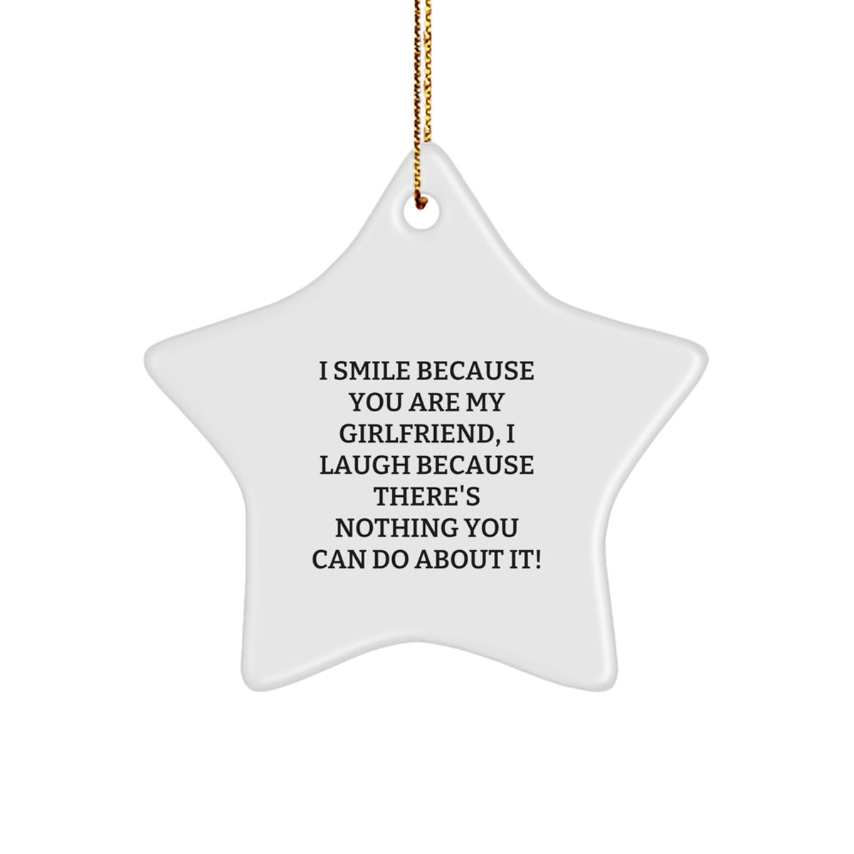 Girlfriend Keepsake Vivid Star Christmas Ornament Gift for Him - Image 1