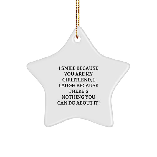 Girlfriend Keepsake Vivid Star Christmas Ornament Gift for Him - Image 1