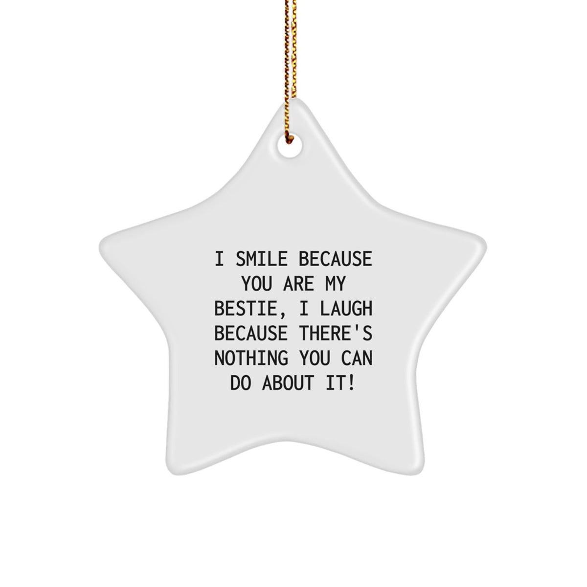 Bestie Keepsake Christmas Ornament for Him Gift – Surprise Holiday - Image 1