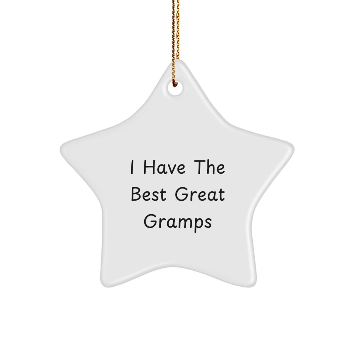 Best Gramps Christmas Unique Gift Star Ornament for Friends Novelty - Image 1