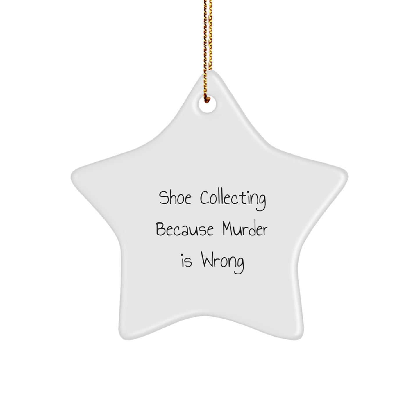 Funny Shoe Collecting Star Ornament Gifts from Friends for Christmas - Image 1