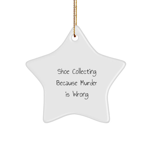 Funny Shoe Collecting Star Ornament Gifts from Friends for Christmas - Image 1