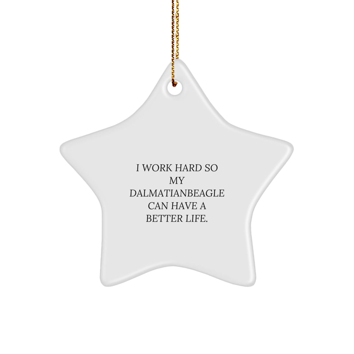 Dalmatian Dog Star Ornament Surprise for Teens Christmas Gift - Image 1