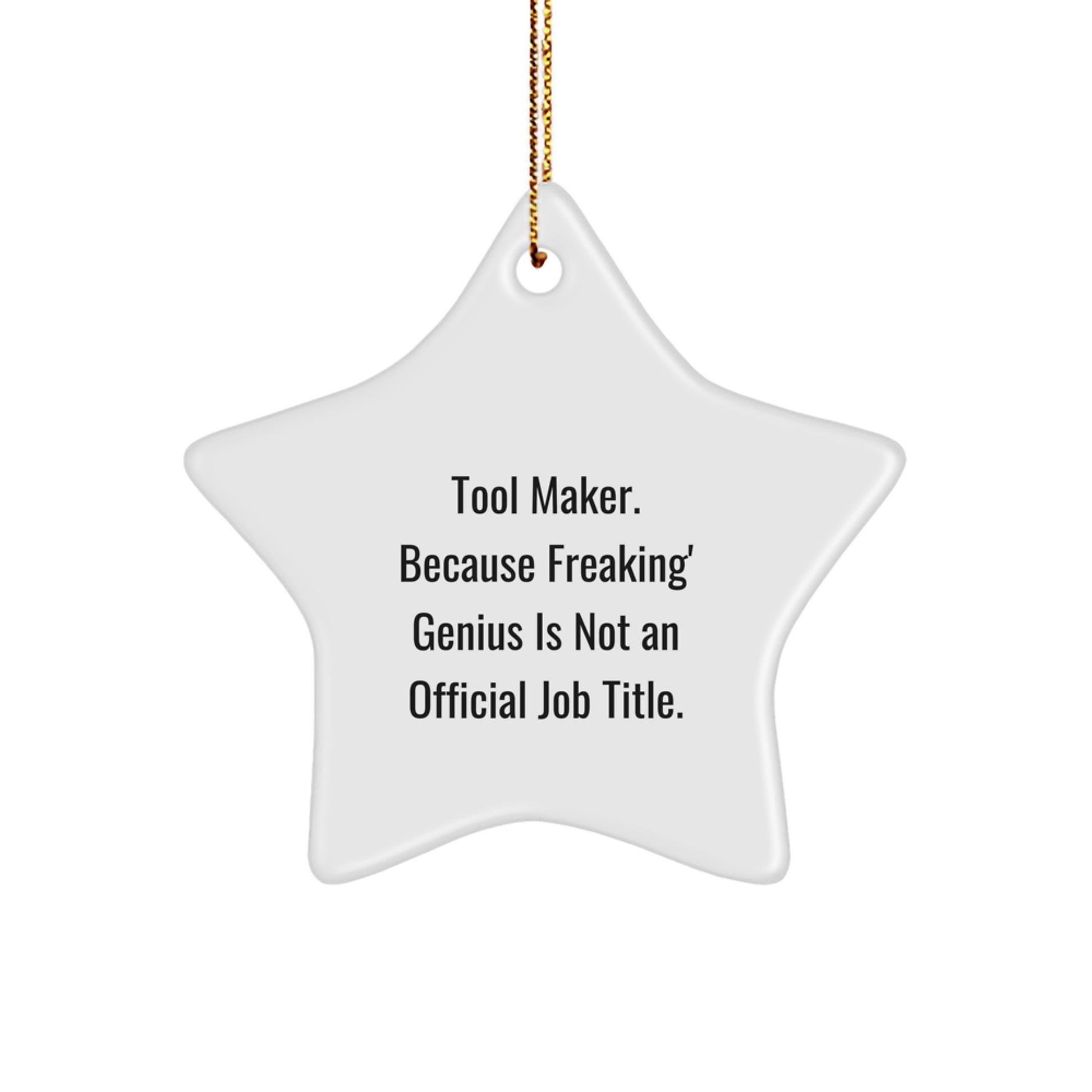 Christmas Unique Gift Tool Maker Star Ornament Surprise Bright for Teens - Image 1