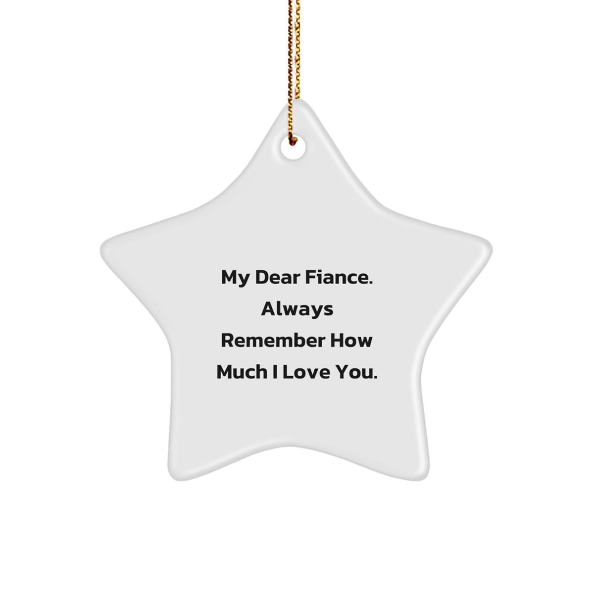 Christmas Ornament Gift for Fiance A Sweet Reminder of Affection - Image 1