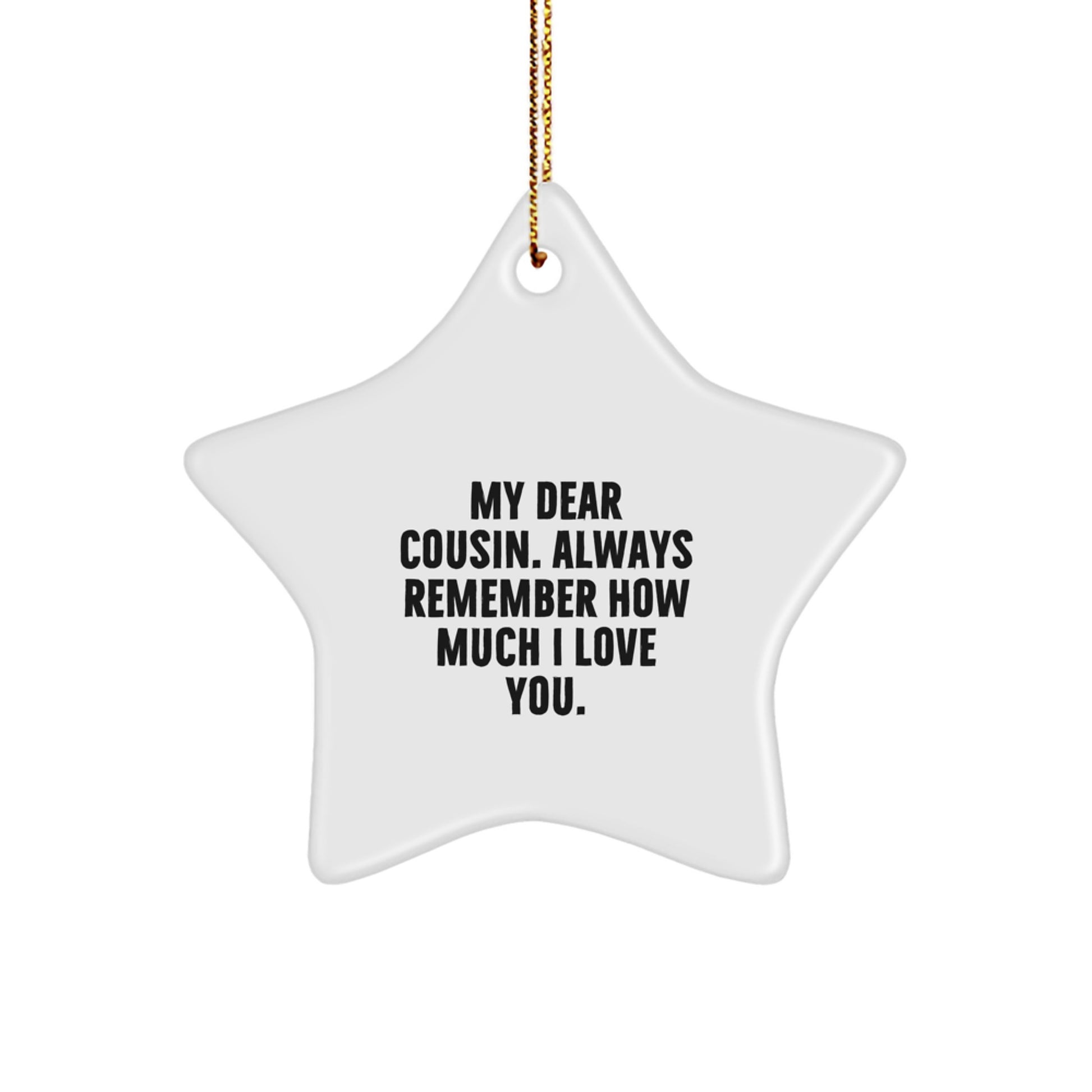 Cousin Heartwarming Favorite Christmas Ornament Gift for Kids - Image 1