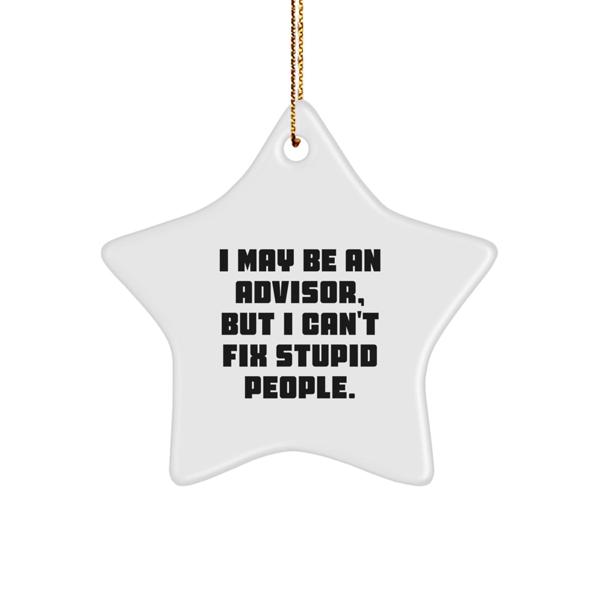 Advisor Keepsake Christmas Ornament for Him Gift - Tree Decoration - Image 1